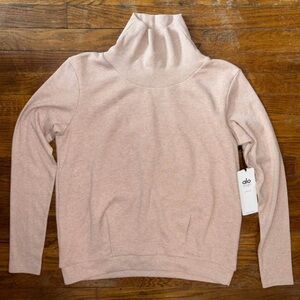 ALO Yoga Clarity Long Sleeve Turtleneck Sweater Size Large NEW